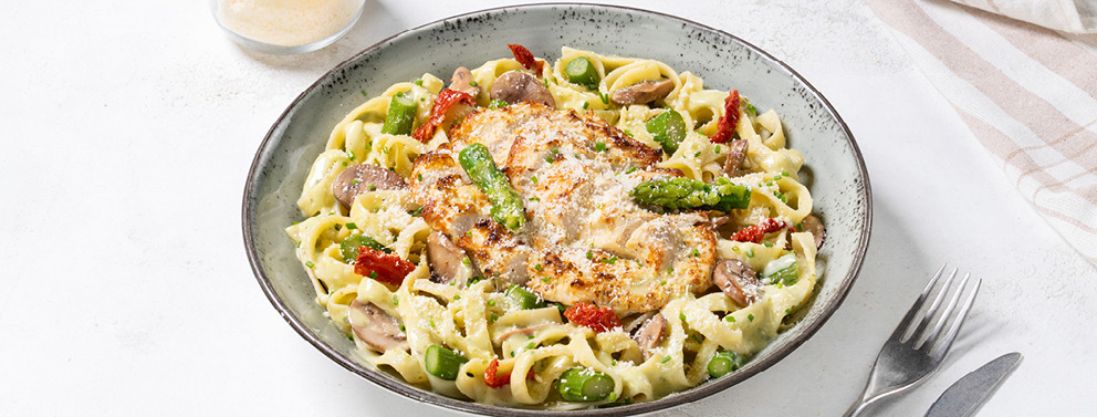 POLLO E FUNGHI